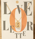 BUBBLE LETTER NECKLACES