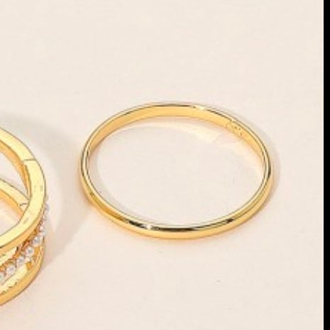 GOLD DIPPED SIMPLE BAND RING