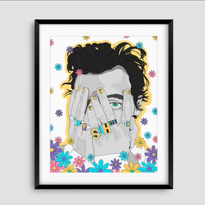 HARRY STYLES PORTRAIT ART PRINT