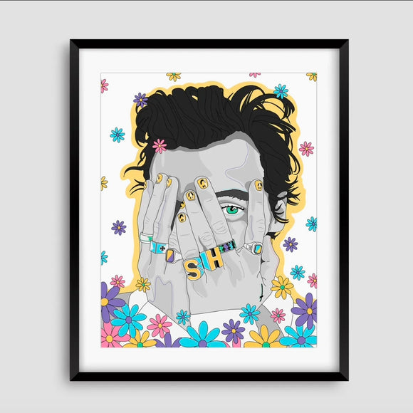 HARRY STYLES PORTRAIT ART PRINT