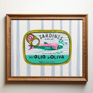 SARDINE CAN ART PRINT
