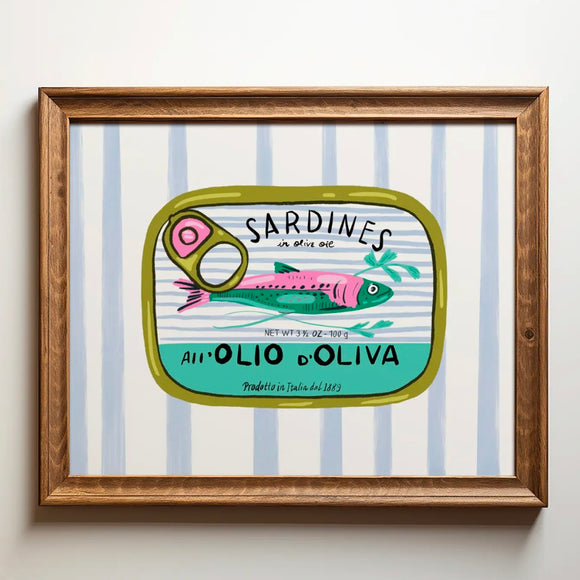 SARDINE CAN ART PRINT