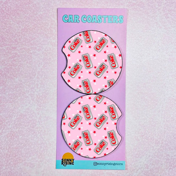 DIET COKE CAR COASTERS