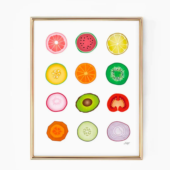 FRUITS ART PRINT