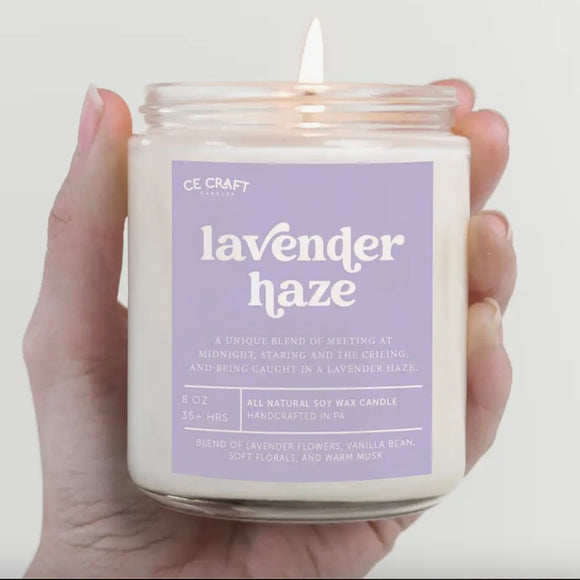 LAVENDER HAZE SOY CANDLE