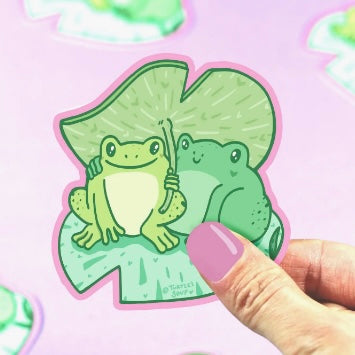 FROG FRIENDS STICKER