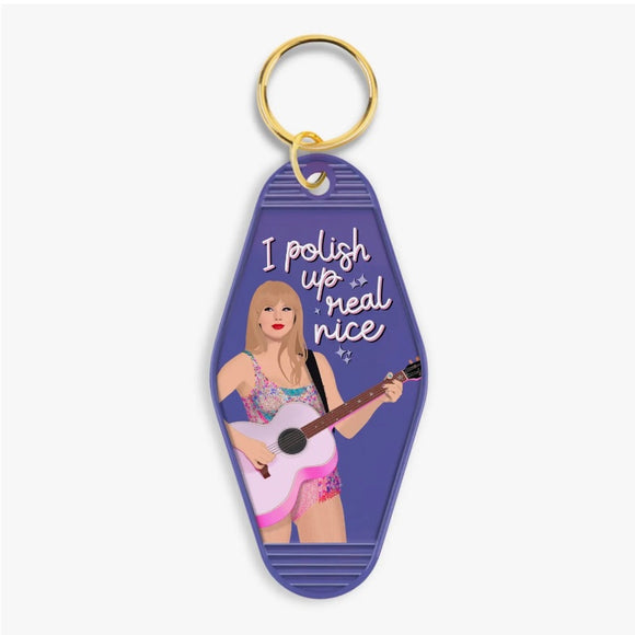 TAYLOR SWIFT BEJEWELED MOTEL KEY CHAIN