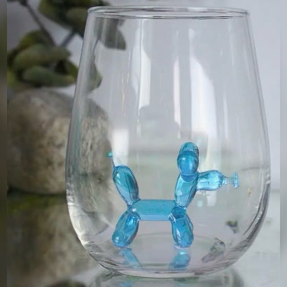 BALLOON DOG WINE GLASS