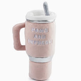 STANLEY CUP DOG TOY PINK