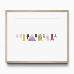 TAYLOR SWIFT ERAS TOUR OUTFIT ART PRINT
