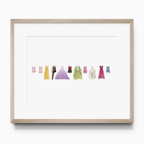 TAYLOR SWIFT ERAS TOUR OUTFIT ART PRINT