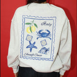 AMALFI COAST PULLOVER SWEATSHIRT