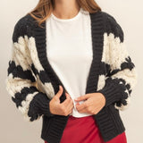 NOTHINGS CHANGED STRIPED KNIT CARDIGAN