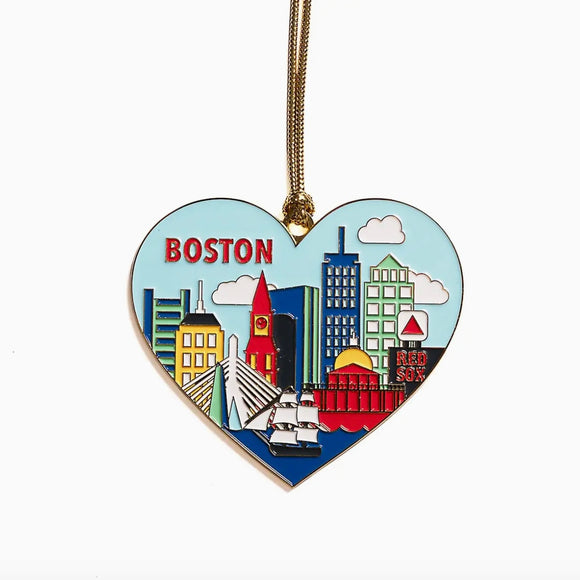 BOSTON SKYLINE CHRISTMAS ORNAMENT