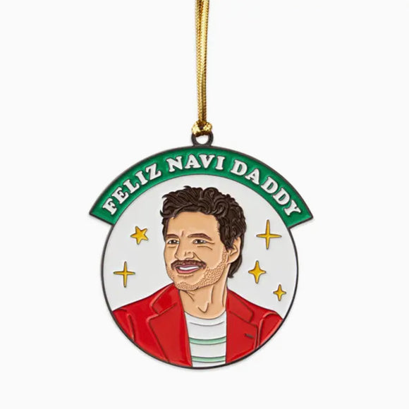 PEDRO PASCAL CHRISTMAS ORNAMENT