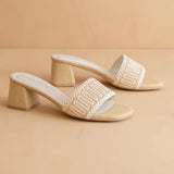 THE FRANCESCAS NATURAL JUTE MULE SLIDE