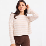 READY FOR IT STRIPED KNIT SWEATER