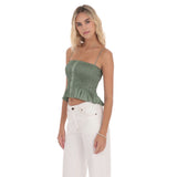 LUCY IN THE SKY SATIN TANK TOP