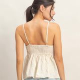 ALL IN THE DETAILS EMBROIDERED TANK TOP