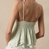 TIME WILL TELL LIGHT GREEN TANK TOP