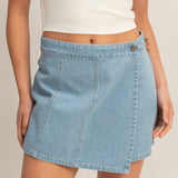 THINK IT OVER DENIM MINI SKORT