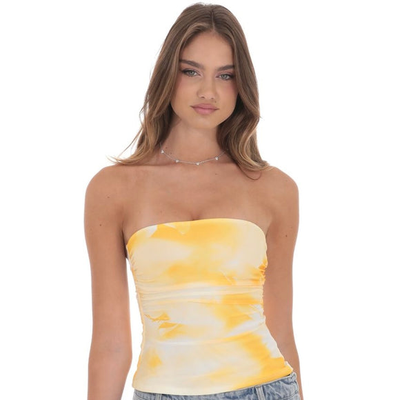 LUCY IN THE SKY MESH TUBE TOP