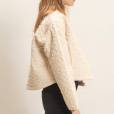 DAISY DAYS CREAM QUILTED JACKET