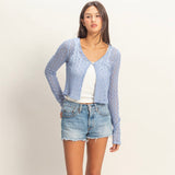BLUE LIGHTWEIGHT CARDIGAN