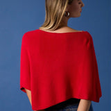 JUST THROW IT ON RED PONCHO