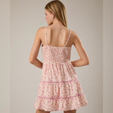 SPRING IN THE AIR FLORAL MINI DRESS