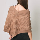 HOT COCOA KNIT PONCHO