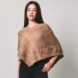 HOT COCOA KNIT PONCHO