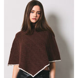 COLORADO SPRINGS KNIT PONCHO