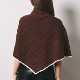 COLORADO SPRINGS KNIT PONCHO