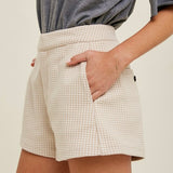 BACK IN BUSINESS PLAID SHORTS