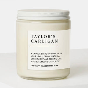 TAYLORS CARDIGAN SOY CANDLE