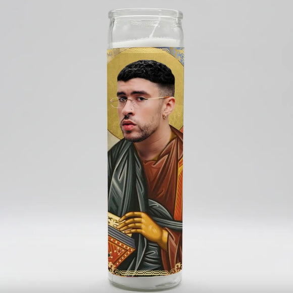 BAD BUNNY RELIGIOUS CANDLE