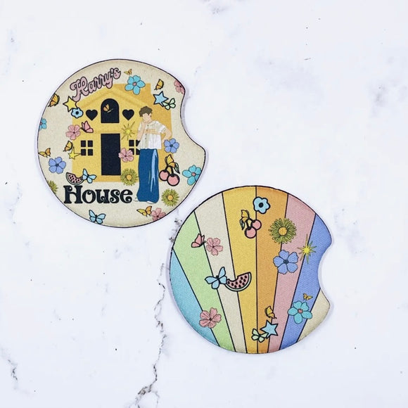 HARRY STYLES HARRYS HOUSE CAR COASTERS