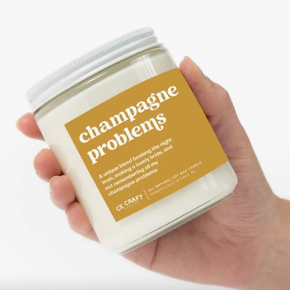 CHAMPAGNE PROBLEMS SOY CANDLE