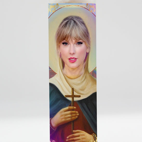 TAYLOR SWIFT RELIGIOUS CANDLE