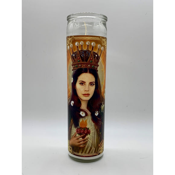 LANA DEL REY RELIGIOUS CANDLE